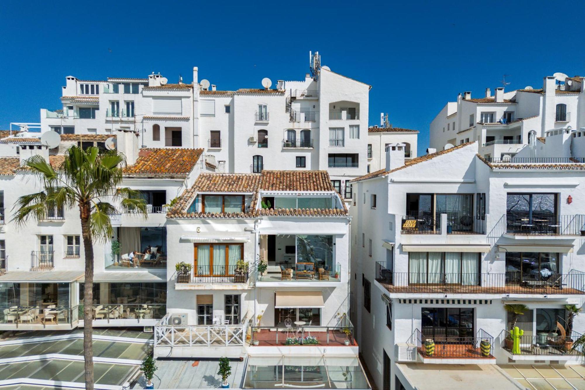 243-Fully Renovated-Puerto Banus Marbella Front Line Penthouse Apartment Exterior foto