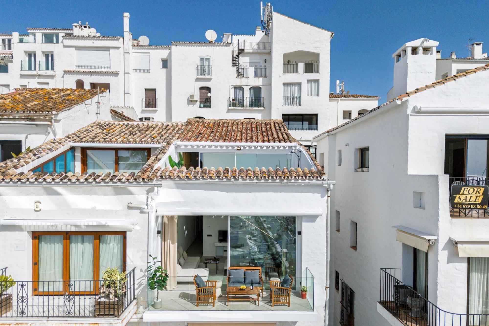 243-Fully Renovated-Puerto Banus Marbella Front Line Penthouse Apartment Exterior foto