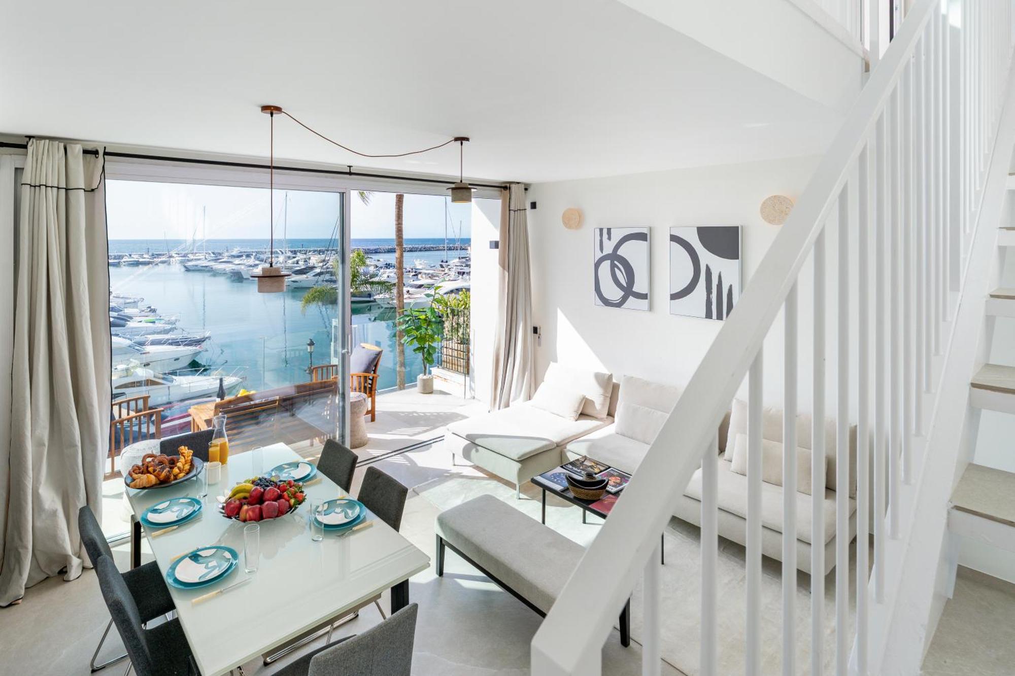 243-Fully Renovated-Puerto Banus Marbella Front Line Penthouse Apartment Exterior foto